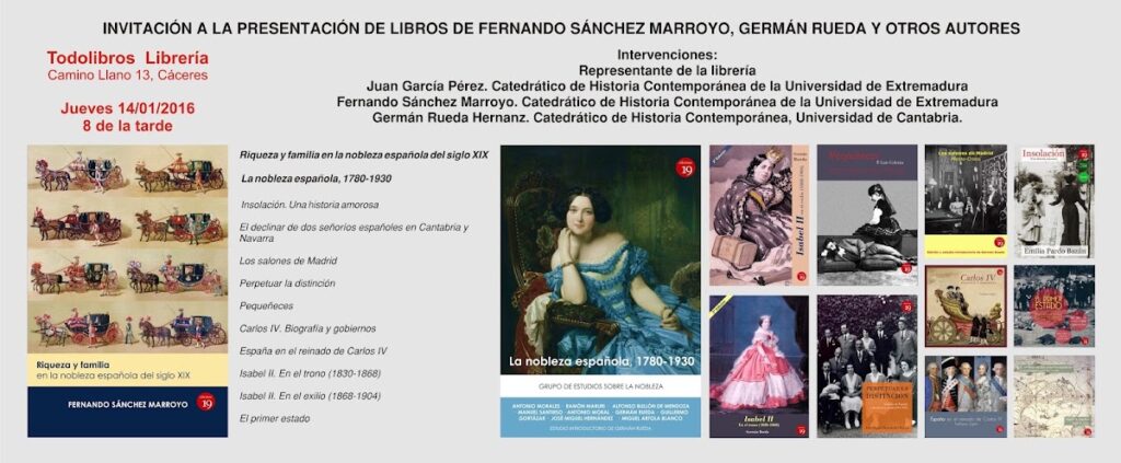invitacion a la presentacion en caceres