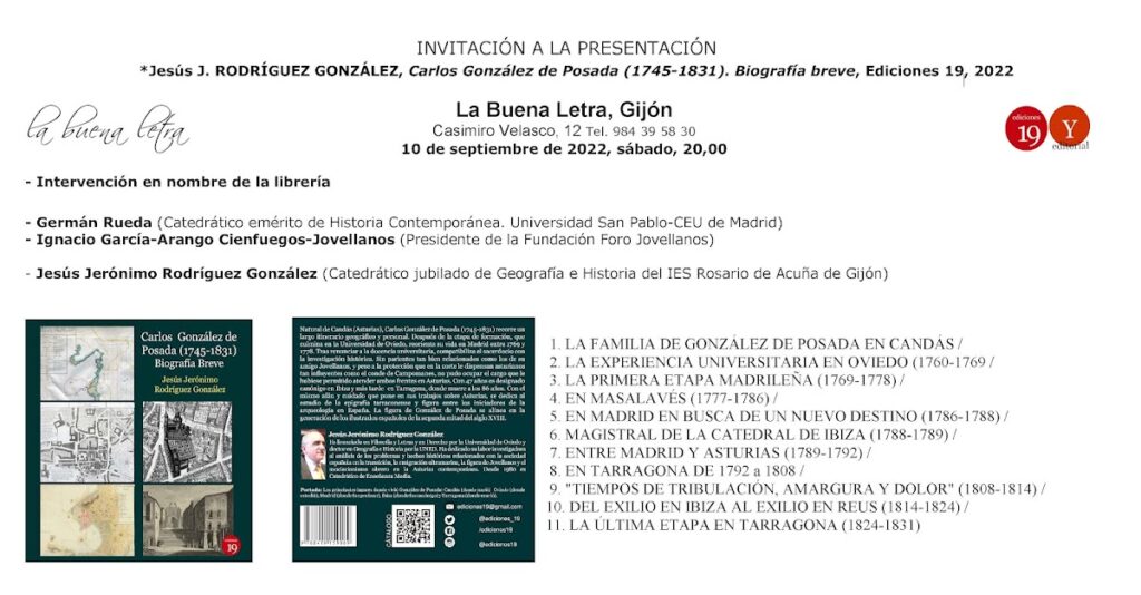 presentacion de la biografia de carlos gonzalez de posada gijon la